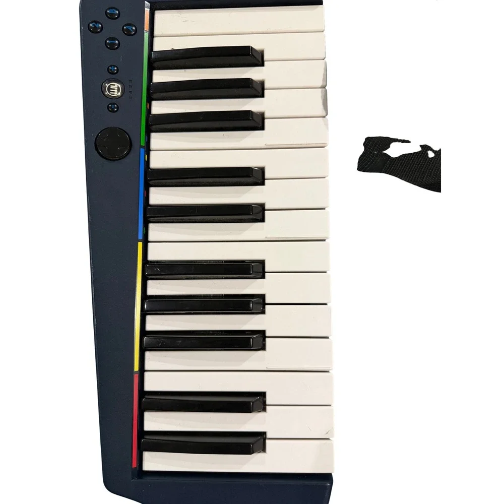 Mad Catz Rock Band 3 Wireless Keyboard Controller Nintendo Wii Wii‎ U Navy Blue